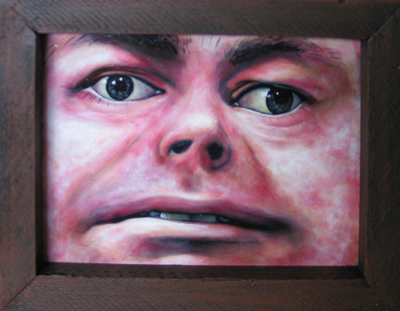 Camille Claudel, acrylique sur paneau 6 x 8''